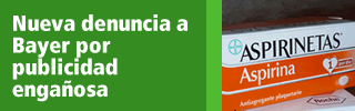 Nueva denuncia a Bayer por publicidad engañosa