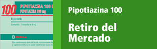 Retiro del mercado de un lote del producto Pipotiazina 100 DOSA