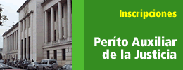 Inscripciones: Perito Auxiliar de Justicia