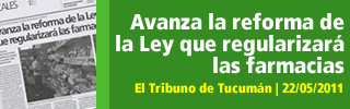 Avanza la reforma de la Ley que regularizará las farmacias