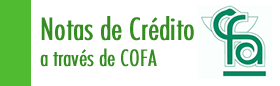 Notas de Cr&eacute;dito a trav&eacute;s de COFA