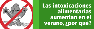 Las intoxicaciones alimentarias aumentan en el verano, ¿por qué?