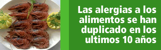 El numero de alergicos a los alimentos ha duplicado en los ultimos 10 años