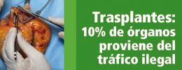 10% de los organos trasplantados en el mundo proceden del trafico ilegal