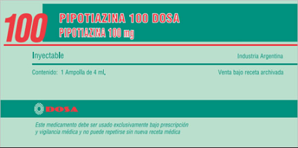 Retiro del mercado de un lote del producto Pipotiazina 100 DOSA