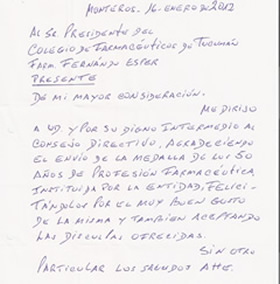 Notas de Agradecimiento